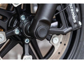 Ricks Motorcycles Smooth Front Axle Cover Without Ricks Logo Black Satin Ricks Motorcycles Default Title