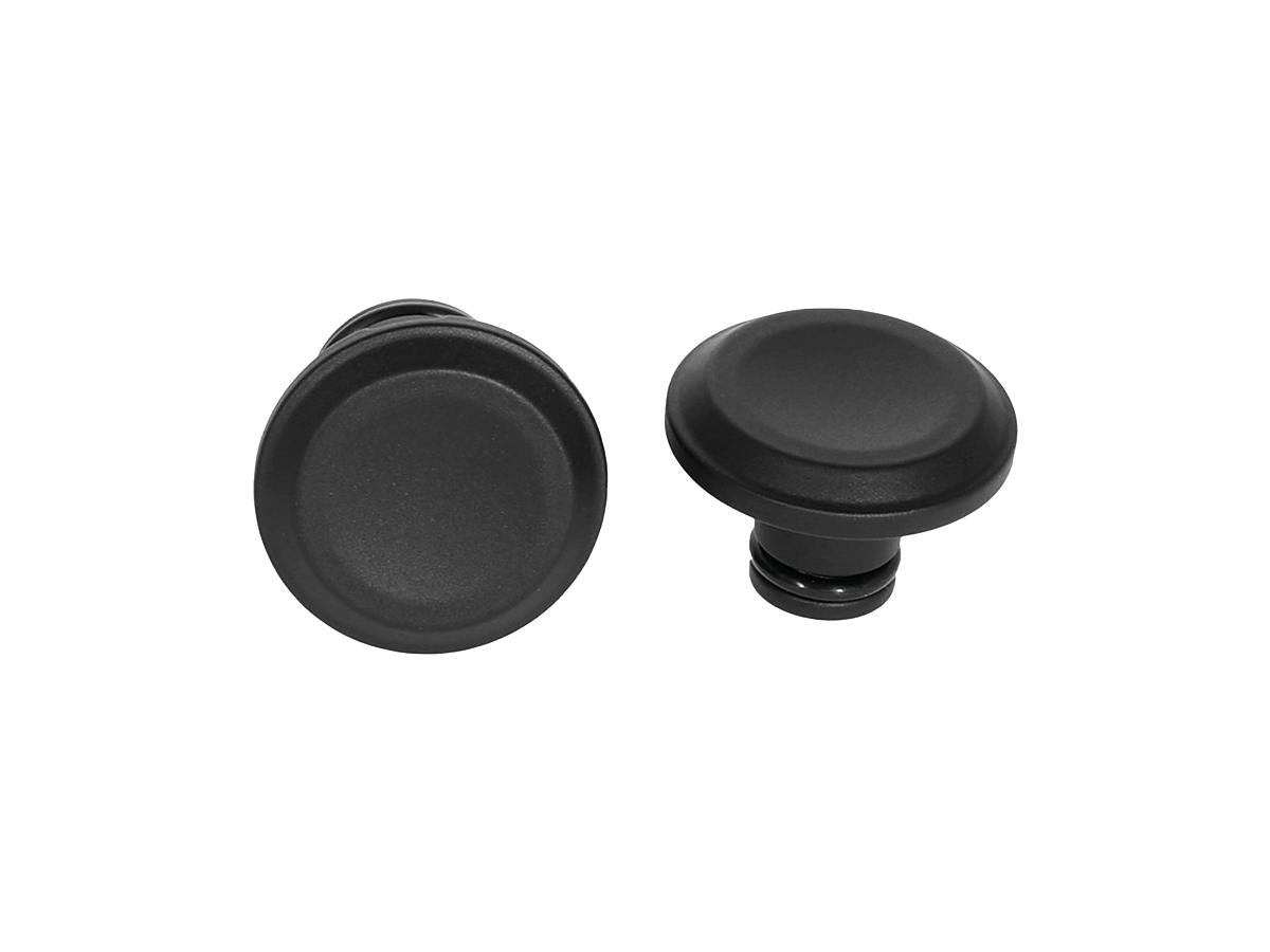Ricks Motorcycles Smooth Front Axle Cover Without Ricks Logo Black Satin Ricks Motorcycles