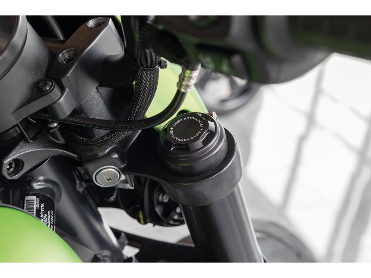 Ricks Motorcycles Premium Cover Kit For Sportster S With Ricks Logo Black Satin Ricks Motorcycles
