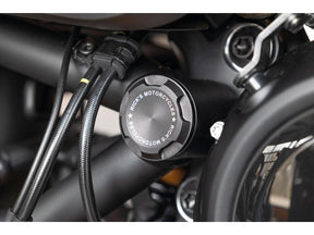 Ricks Motorcycles Premium Cover Kit For Sportster S With Ricks Logo Black Satin Ricks Motorcycles