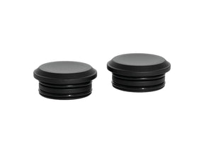Ricks Motorcycles Smooth Swing Arm Axle Cover Without Ricks Logo Black Satin Ricks Motorcycles
