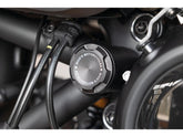 Ricks Motorcycles Premium Swing Arm Axle Cover With Ricks Logo Satin Black Powder Coated Ricks Motorcycles Default Title