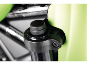 Ricks Motorcycles Upper Fork Stem Cover For Sportster S Small, Without Ricks Logo Black Satin Ricks Motorcycles Default Title