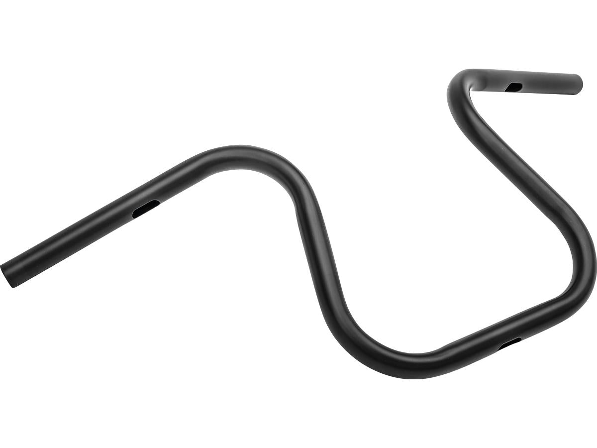 Highway Hawk Anfora 30 Handlebar Non Dimpled 3 Hole Black Powder Coated 1" Highway Hawk