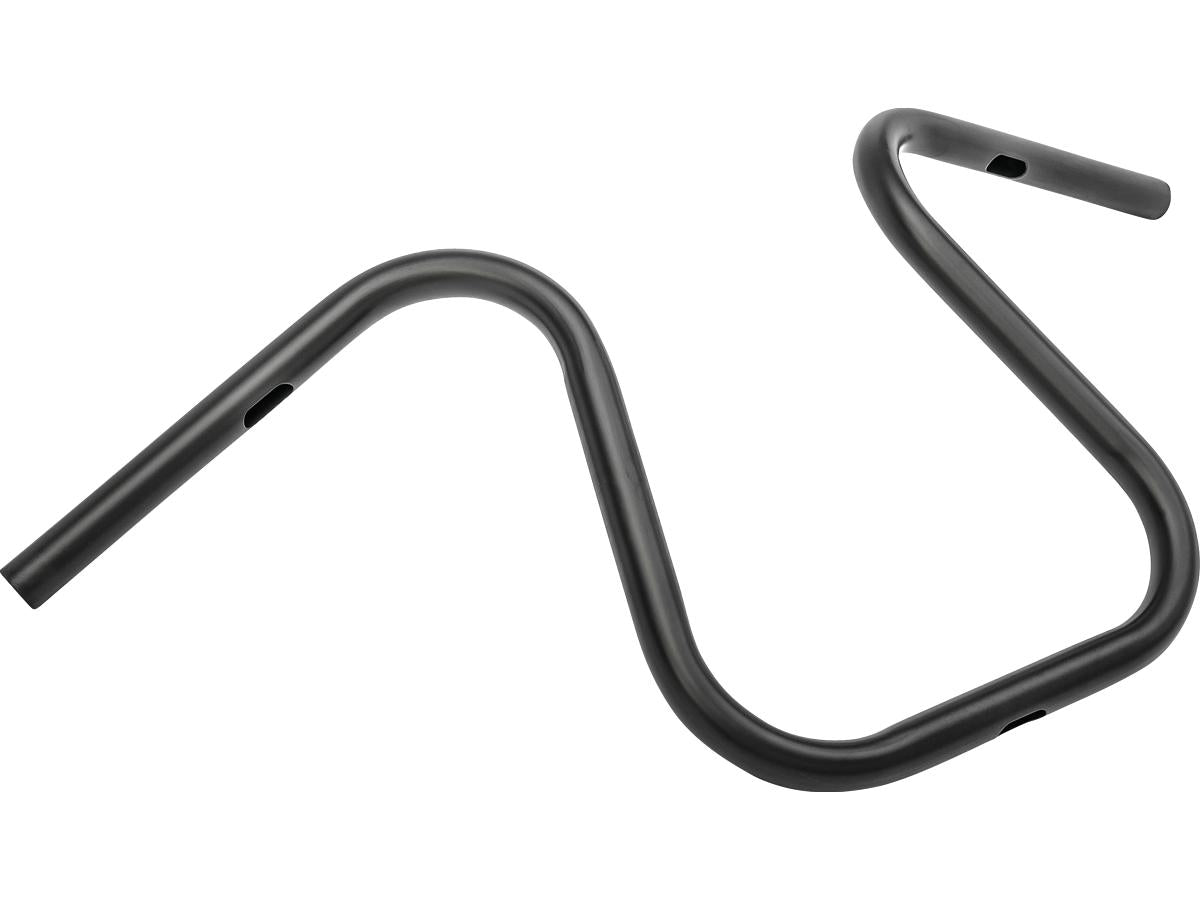 Highway Hawk Anfora 35 Handlebar Non Dimpled 3 Hole Black Powder Coated 1" Highway Hawk