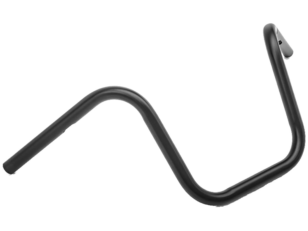 Highway Hawk Narrow Ape 30 Handlebar Non Dimpled 3 Hole Black Powder Coated 1" Throttle Cables Highway Hawk