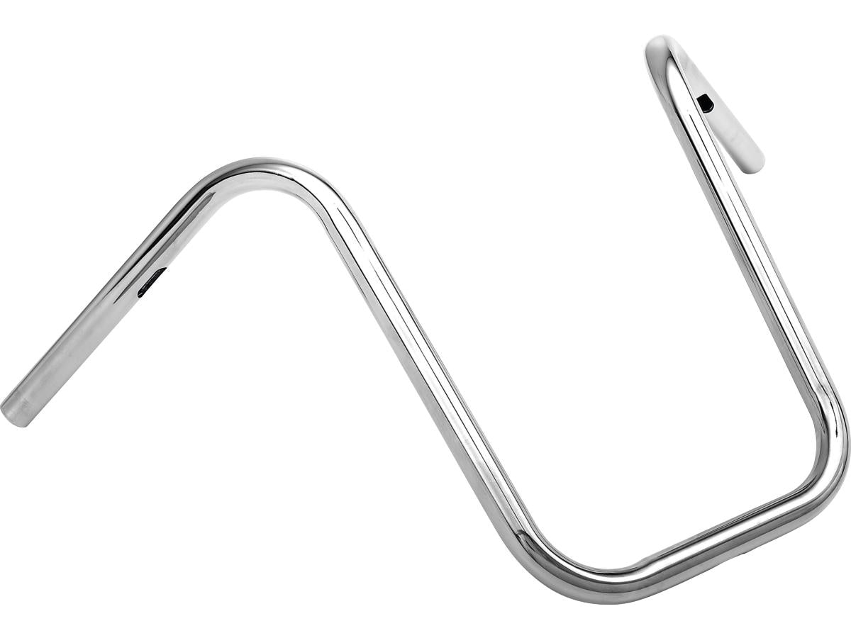 Highway Hawk Narrow Ape 40 Handlebar Non Dimpled 3 Hole Chrome 1" Throttle Cables Highway Hawk