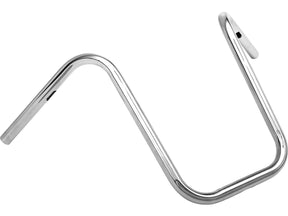Highway Hawk Narrow Ape 40 Handlebar Non Dimpled 3 Hole Chrome 1" Throttle Cables Highway Hawk