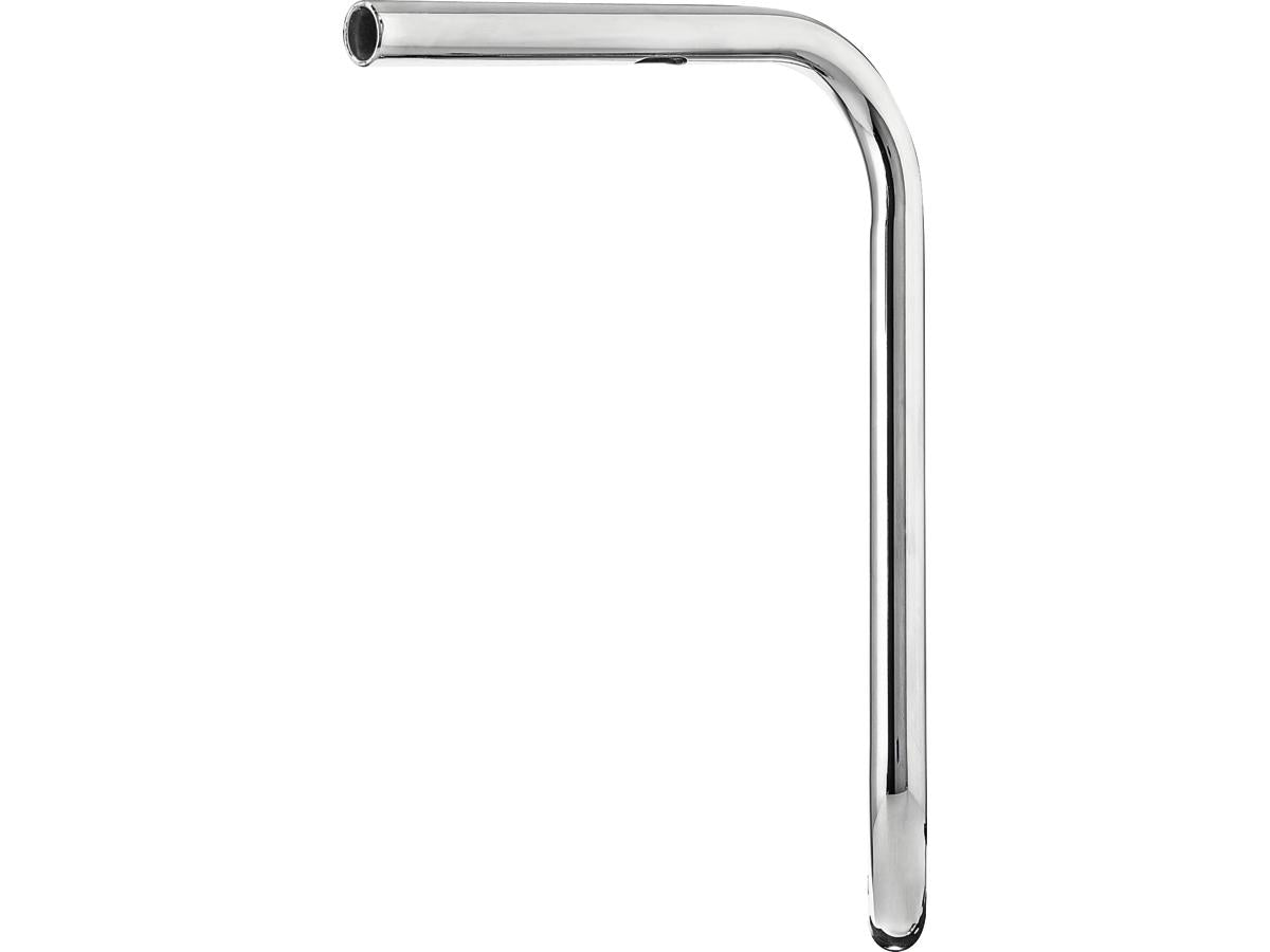 Highway Hawk Narrow Ape 40 Handlebar Non Dimpled 3 Hole Chrome 1" Throttle Cables Highway Hawk