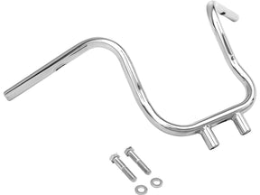 Highway Hawk 1" Cube Handlebar Non Dimpled 3 Hole Chrome 1" Highway Hawk