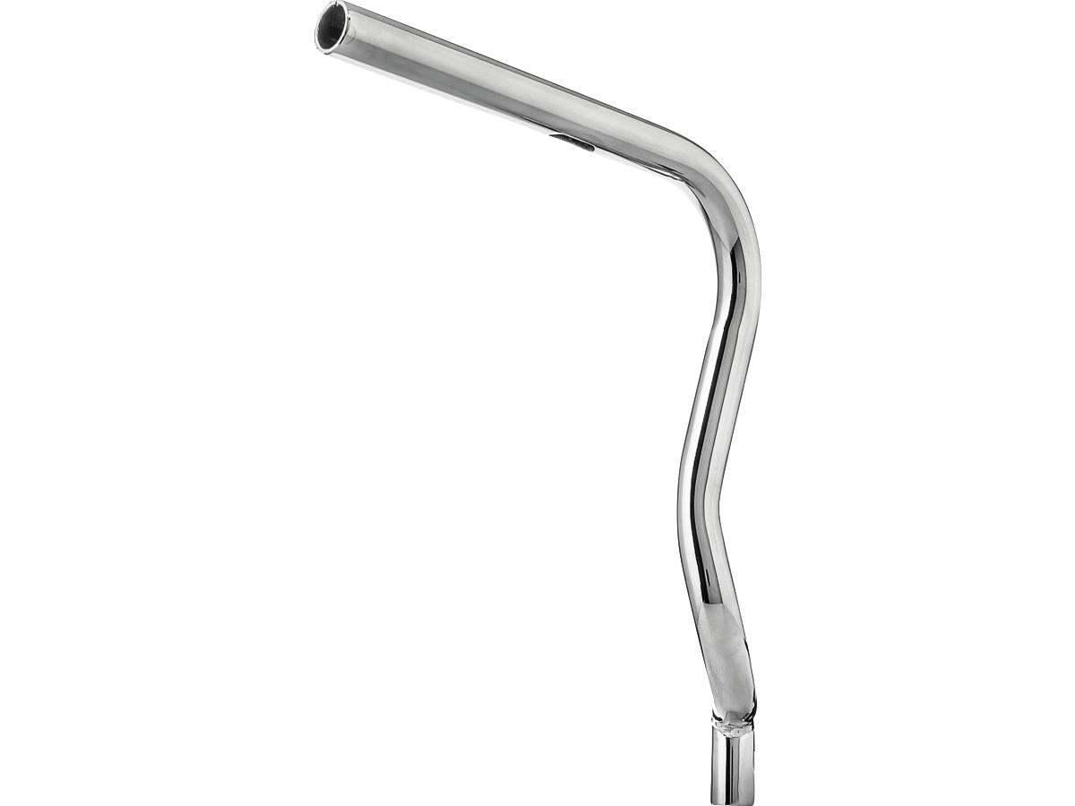 Highway Hawk 1" Cube Handlebar Non Dimpled 3 Hole Chrome 1" Highway Hawk