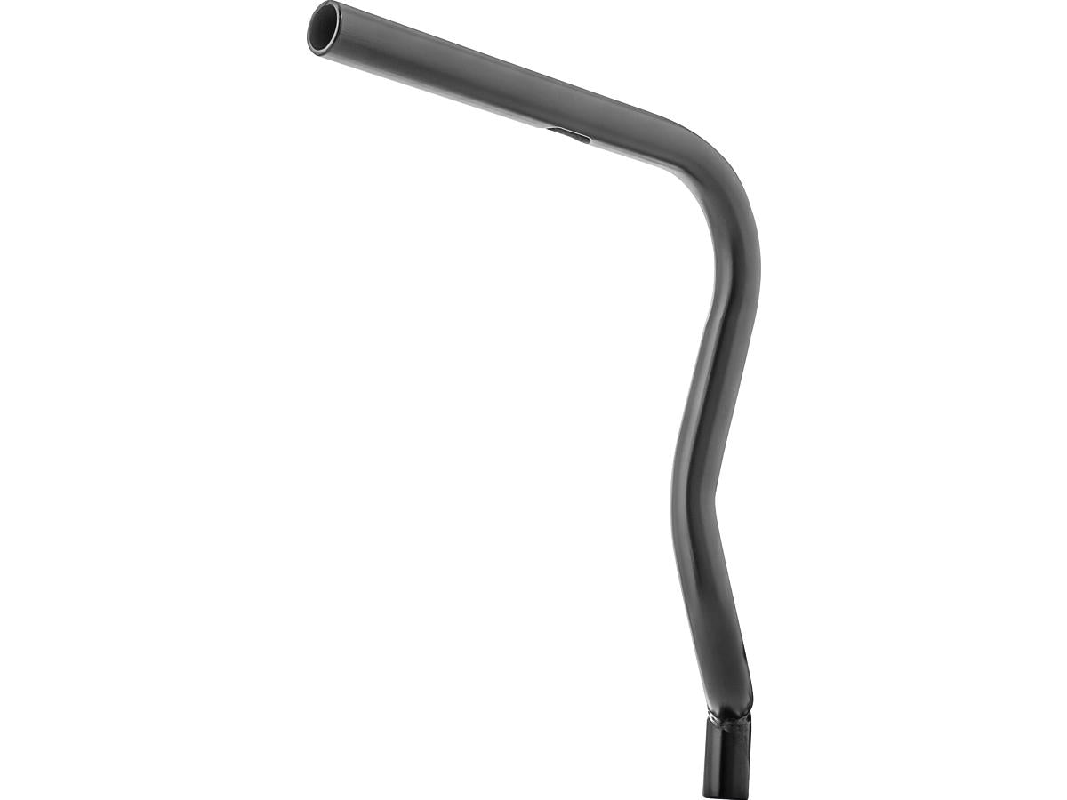 Highway Hawk 1" Cube Handlebar Non Dimpled 3 Hole Black Powder Coated 1" Highway Hawk