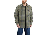 Carhartt Relaxed Fit Heavyweight Flannel Sherpa Lined Dherpe Lined Shirt Jacket Carhartt Default Title