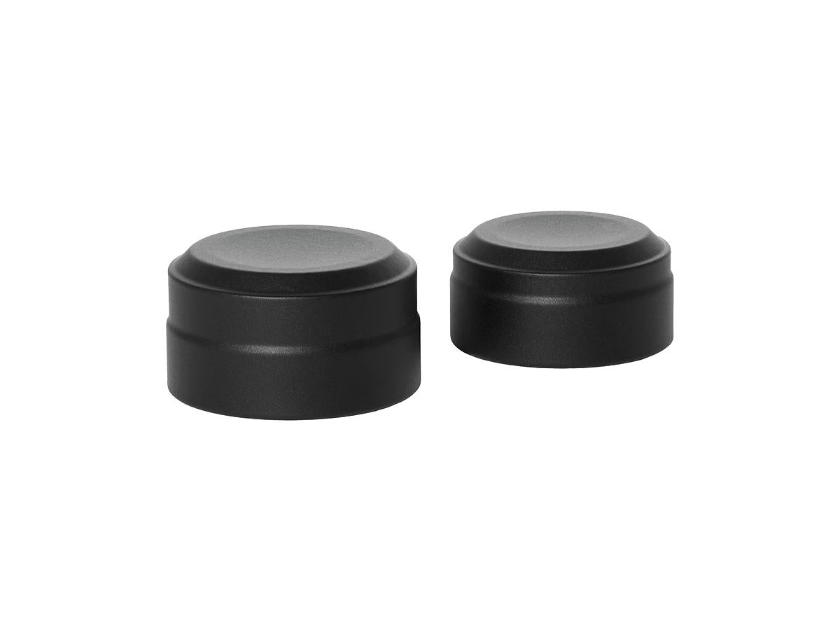 Ricks Motorcycles Smooth Rear Axle Cover Without Ricks Logo Black Powder Coated Satin Ricks Motorcycles