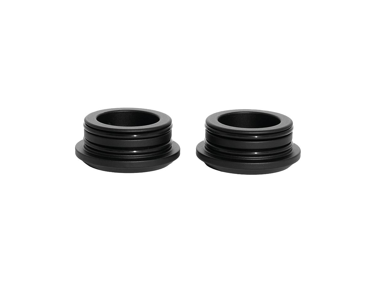 Ricks Motorcycles Smooth Swing Arm Axle Cover Without Ricks Logo Black Satin Ricks Motorcycles