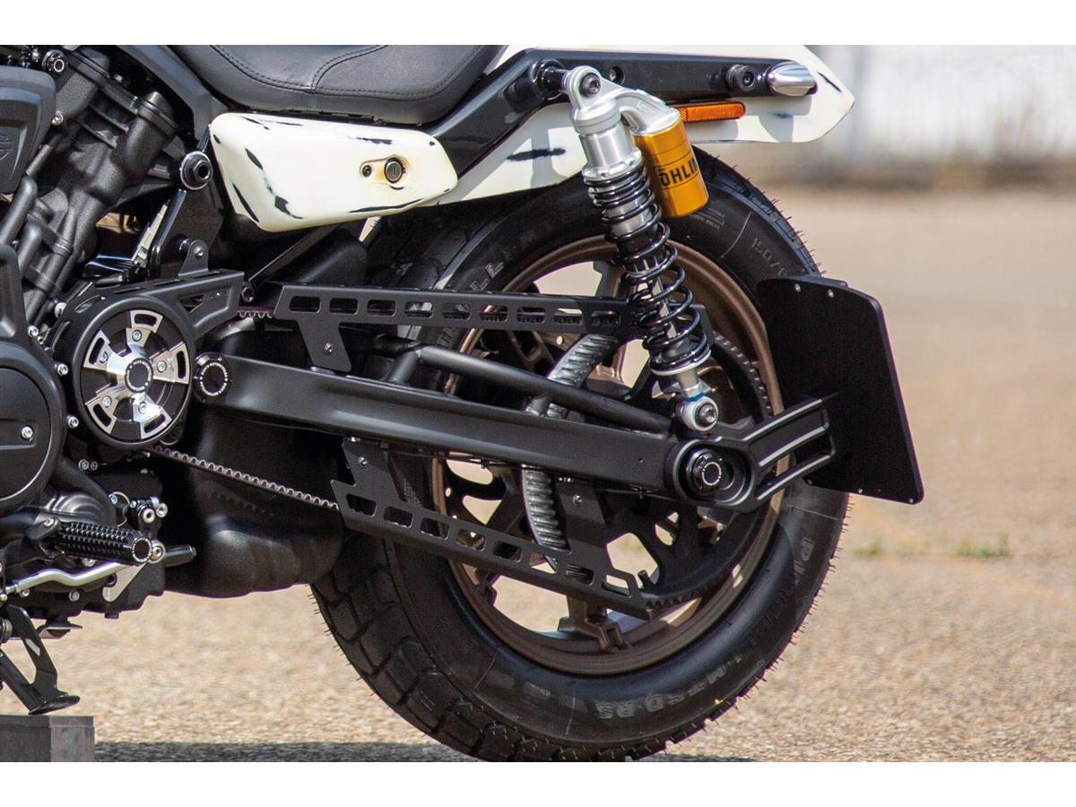 Ricks Motorcycles Side Mount License Plate Kit For Nightster Models Austrian Size 210x170mm Satin Black Powder Coated Ricks Motorcycles