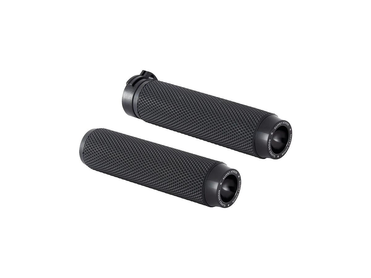 Rough Crafts Grips Black Anodized 1" Throttle By Wire Rough Crafts Default Title