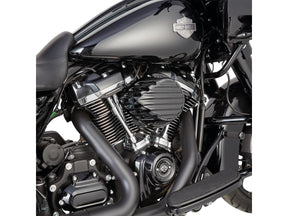 Rough Crafts Finned Air Cleaner Black Anodized Rough Crafts
