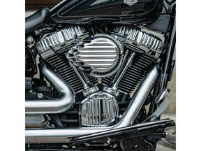 Rough Crafts Finned Air Cleaner Chrome Rough Crafts