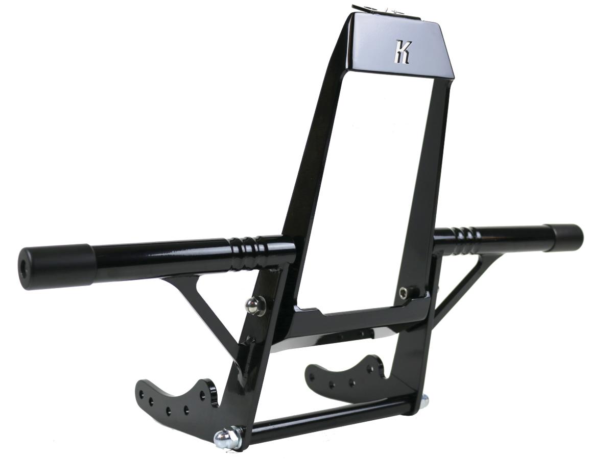Kodlin Club Style Engine Guard For M8 Softail With Oil Cooler Protection Black Powder Coated Kodlin Default Title
