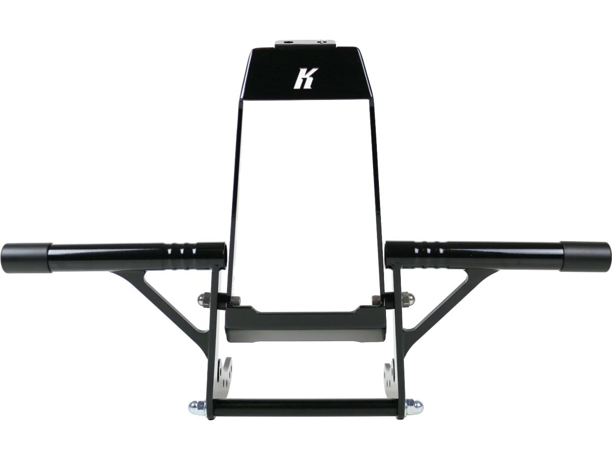 Kodlin Club Style Engine Guard For M8 Softail With Oil Cooler Protection Black Powder Coated Kodlin