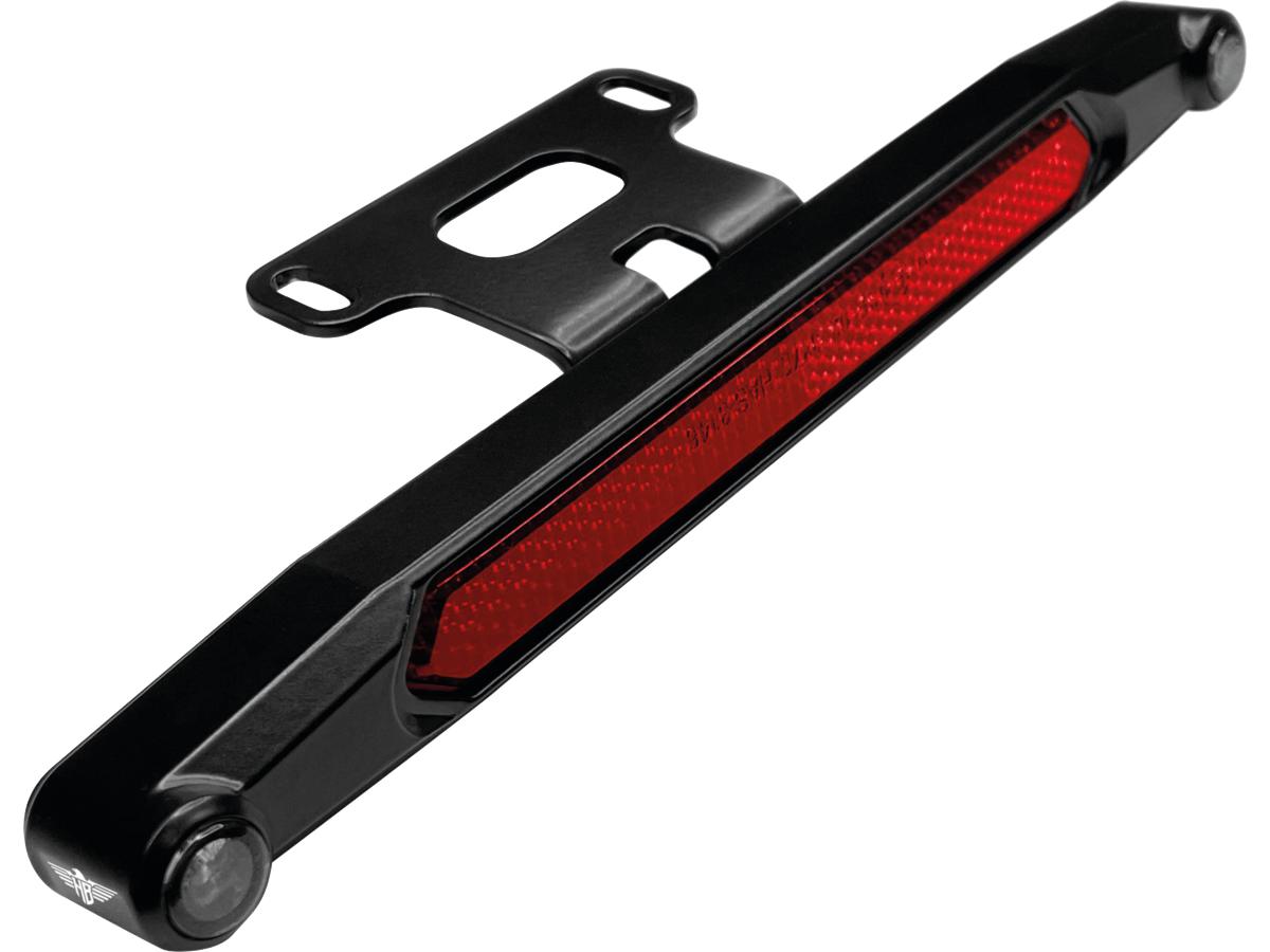 Heinz Bikes Nano 3 In 1 Led Lightbar With Led Turn Signals, Brake And Taillight For Sportster S Black Powder Coated Tinted Led Heinz Bikes