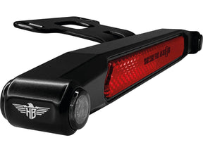 Heinz Bikes Nano 3 In 1 Led Lightbar With Led Turn Signals, Brake And Taillight For Sportster S Black Powder Coated Tinted Led Heinz Bikes