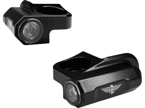 Heinz Bikes Nano Series Handlebar Led Turn Signal For Sportster S Black Powder Coated Smoke Led Heinz Bikes Default Title