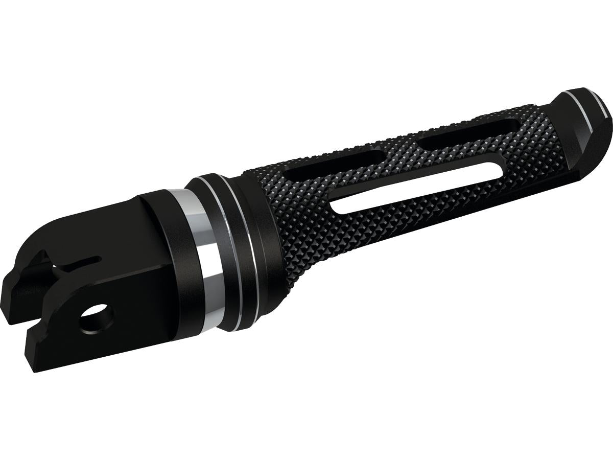 Thunderbike Sp S Rider Foot Pegs Black Cut Black Satin Black Cut Satin Thunderbike Default Title