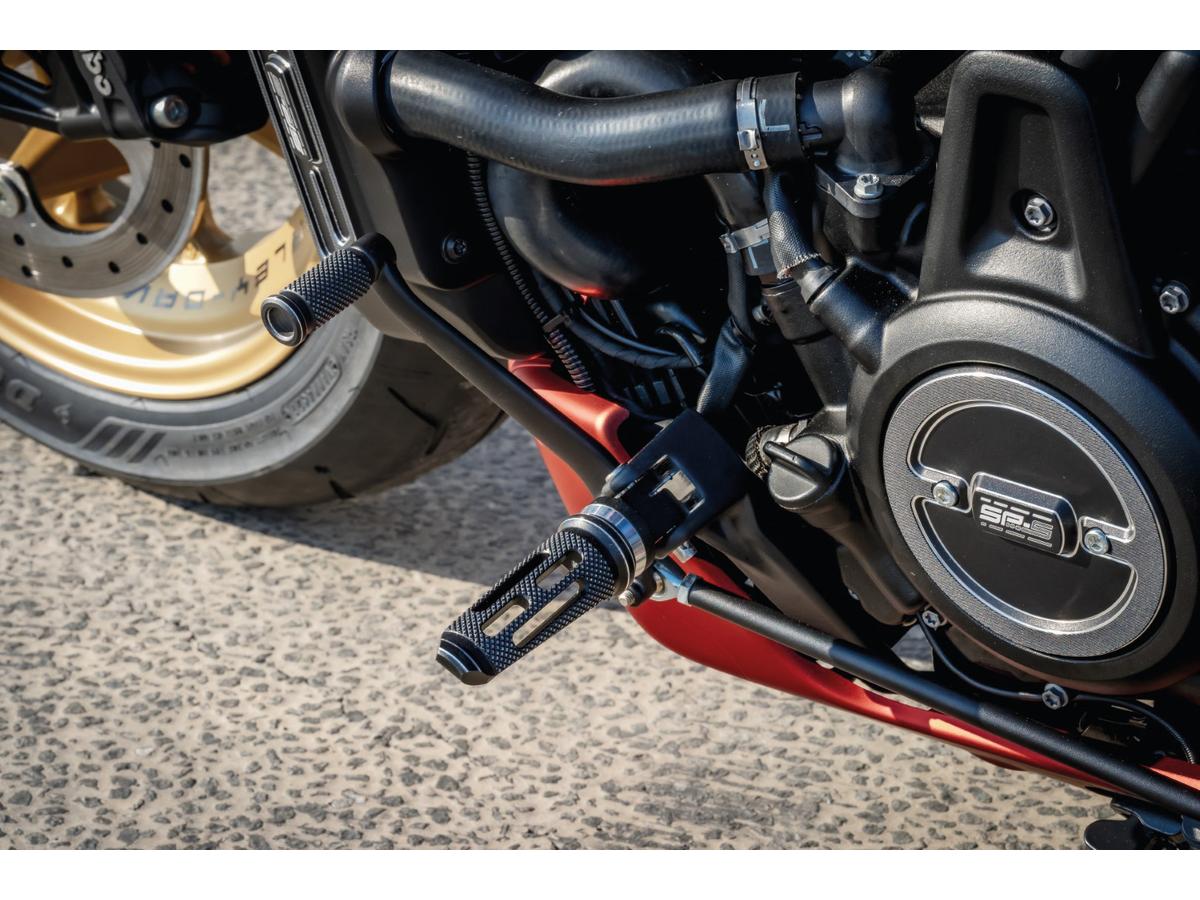 Thunderbike Shift Peg Black Satin Design Thunderbike