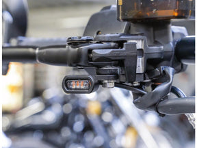 Thunderbike Stripe Led Turn Signal Black Powder Coated Light Smoke Led Thunderbike
