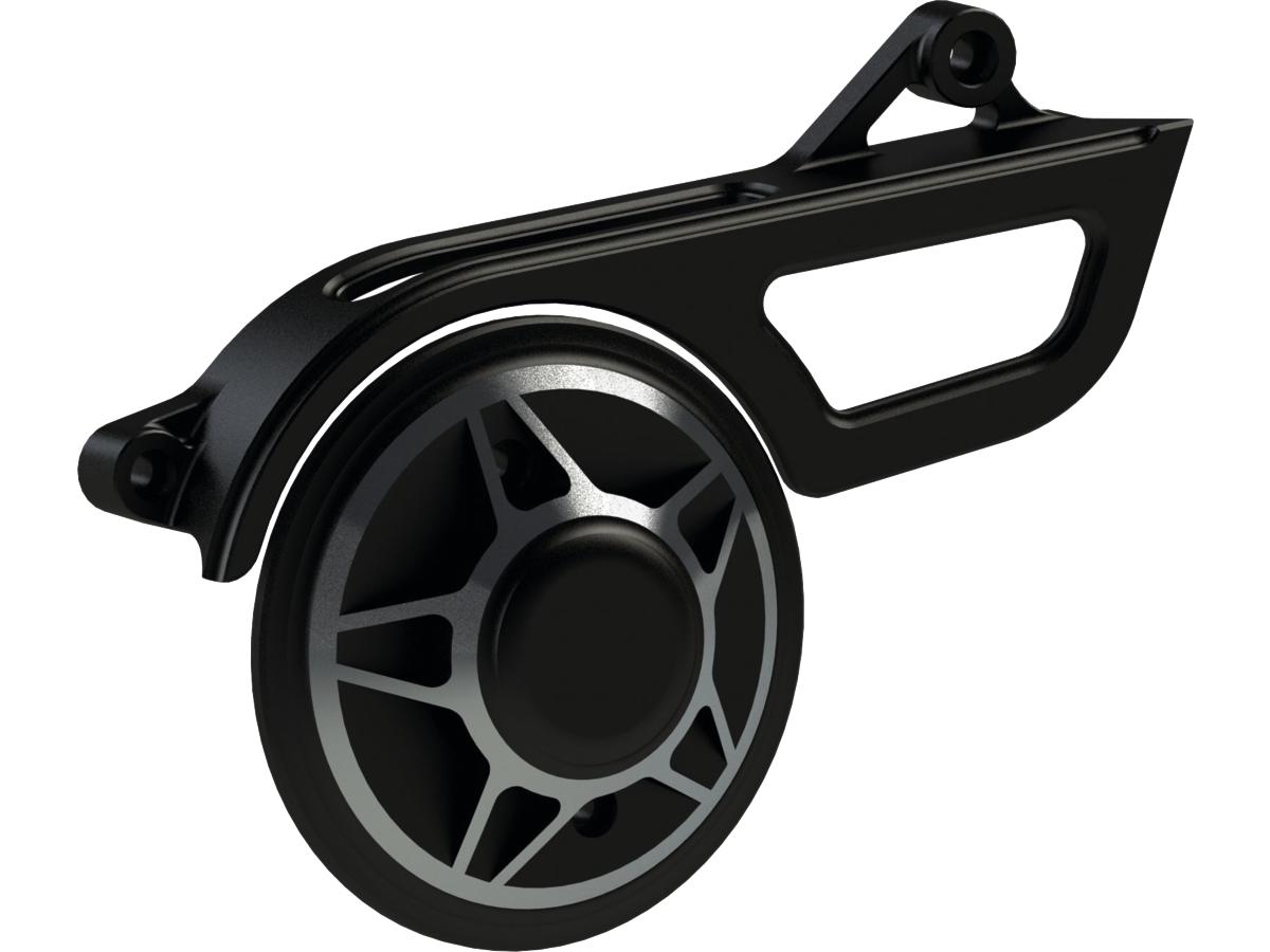 Thunderbike Front Pulley Cover For Sportster S And Nightster Plain Design Black Cut Thunderbike Default Title