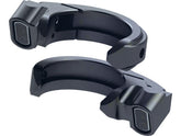Thunderbike Quick Stripe Turn Signal Set 54mm Black Powder Coated Tinted Led Thunderbike Default Title