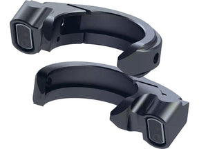 Thunderbike Quick Stripe Turn Signal Set 54mm Black Powder Coated Tinted Led Thunderbike Default Title
