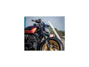 Thunderbike Quick Stripe Turn Signal Set 54mm Black Powder Coated Tinted Led Thunderbike