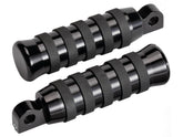 Ricks Motorcycles O Ring Rider And Passenger Foot Pegs Black Anodized Ricks Motorcycles Default Title