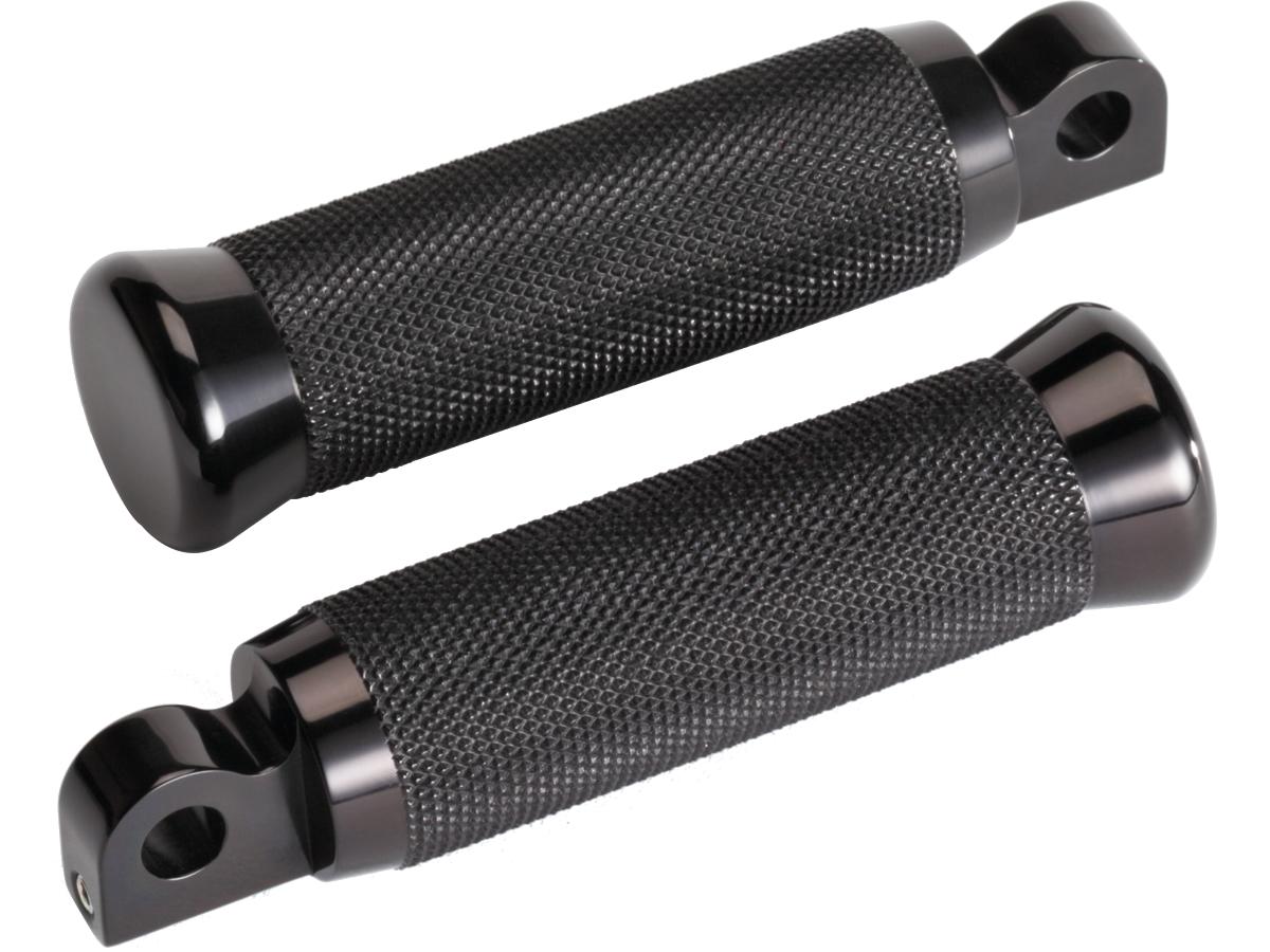 Ricks Motorcycles Knurled Oem Male Mount Footpegs Black Anodized Ricks Motorcycles Default Title