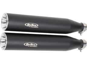 Rev Tech Performance Slip On Muffler For Sportster Black Powder Coated Rev Tech
