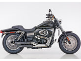 Rev Tech Performance Slip On Muffler For Fat Bob And Wide Glide Black Powder Coated Rev Tech Default Title