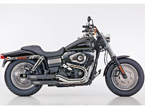 Rev Tech Performance Slip On Muffler For Fat Bob And Wide Glide Black Powder Coated Rev Tech Default Title
