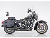 Rev Tech Performance Slip On Muffler For Softail Low Black Powder Coated Rev Tech Default Title