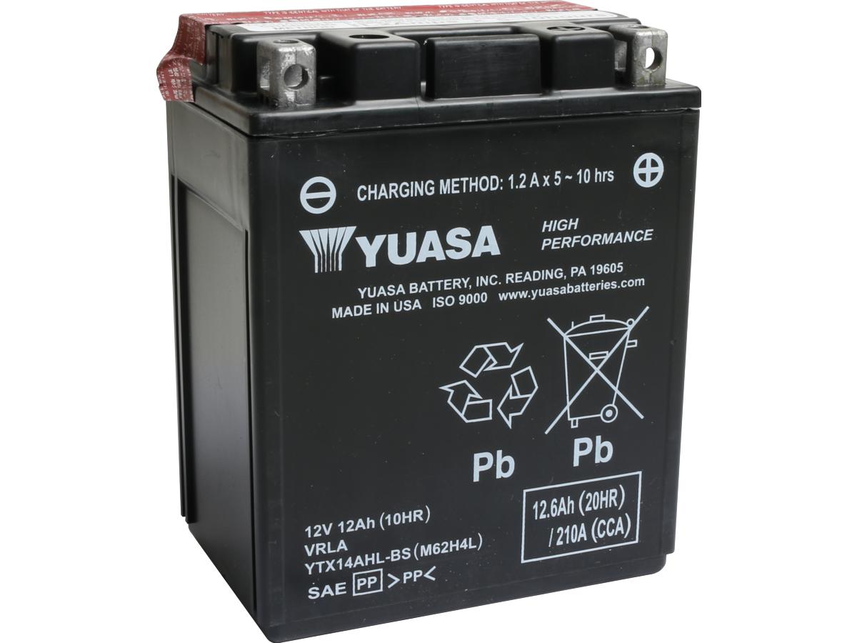 Yuasa Maintance Free Ytx14 Ah Bs Battery Dry Battery With Acid Pack Agm 210 A 12.0 Ah Yuasa Default Title