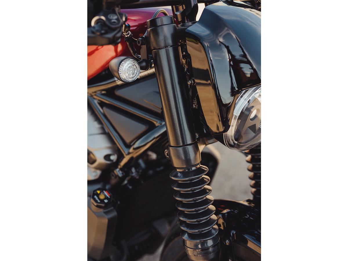 Cult Werk End Cap Fork Cover Fork Cap Plain Black Powder Coated Cult Werk