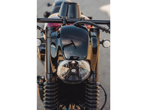 Cult Werk End Cap Fork Cover Fork Cap Plain Black Powder Coated Cult Werk