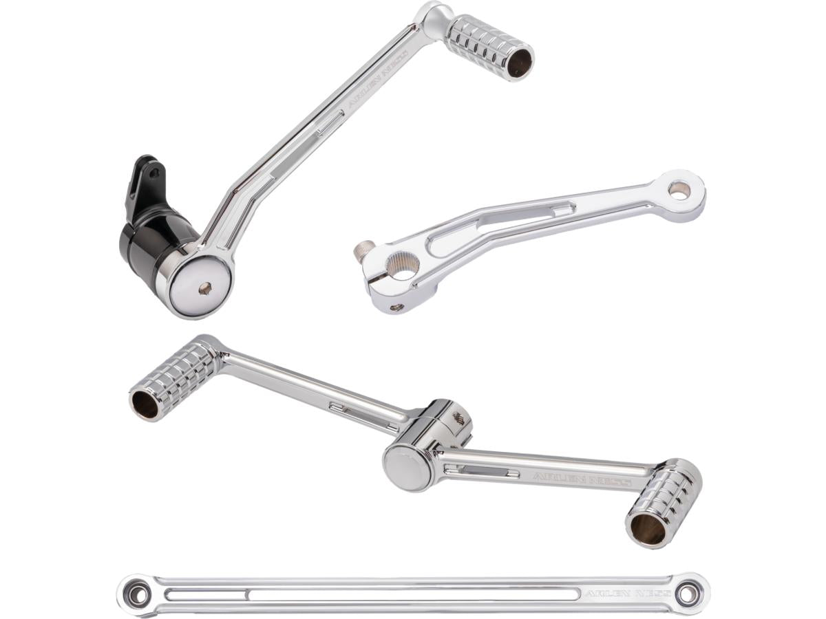Arlen Ness Speedliner Brake And Shift Arm Control Kit With Solo (Toe ) Shifter Chrome Arlen Ness Default Title