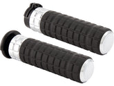 Arlen Ness Speedliner Grips Black Rubber, Chrome Inner Collar And Endcap 1" Throttle Cables Arlen Ness Default Title