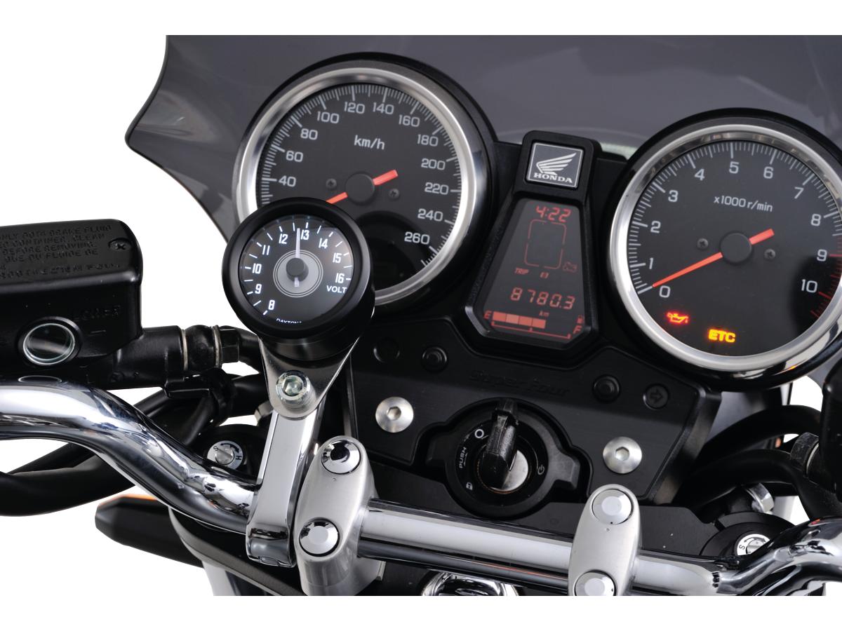 Daytona Japan Velona 48 Voltmeter Modern Design (Type A) Black Daytona Japan