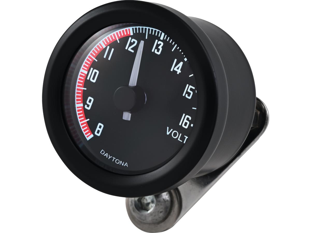 Daytona Japan Velona 48 Voltmeter Classic Design (Type B) Black Daytona Japan