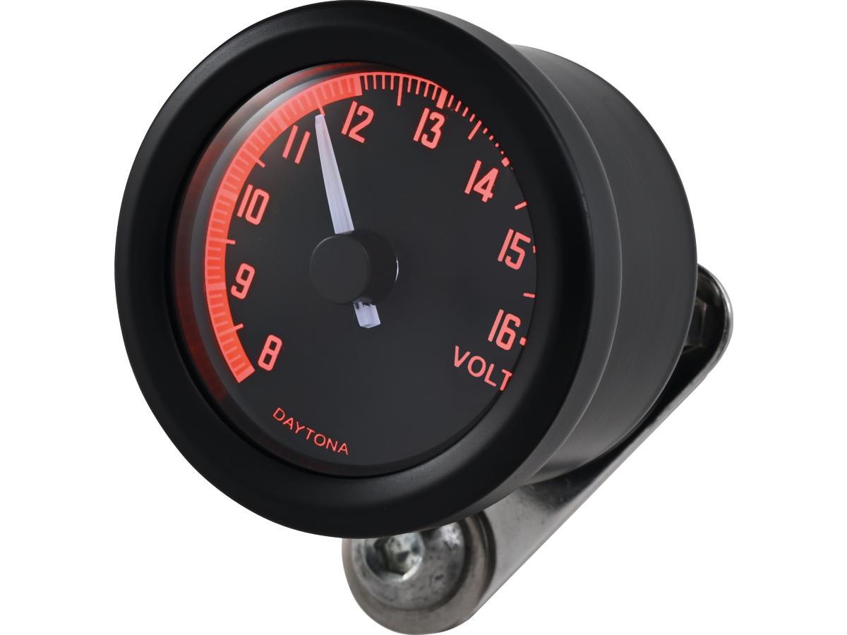 Daytona Japan Velona 48 Voltmeter Classic Design (Type B) Black Daytona Japan