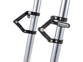 Daytona Japan Adjustable Cnc Headlight Braket 41mm Fork Mount Black Anodized Daytona Japan